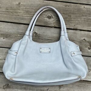 Kate Spade Baxter Street Tote Bag Purse Gray